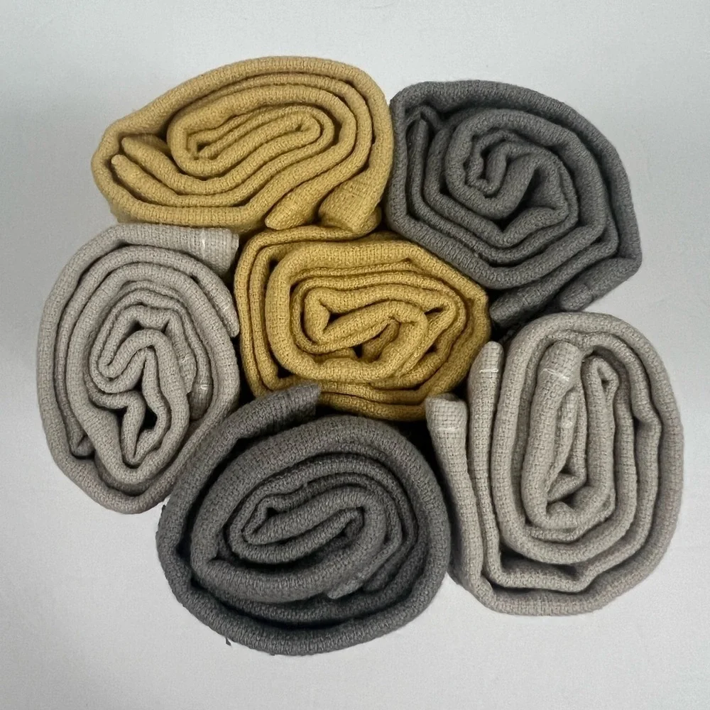 The big one 6 pk Dahlia Collection washcloths